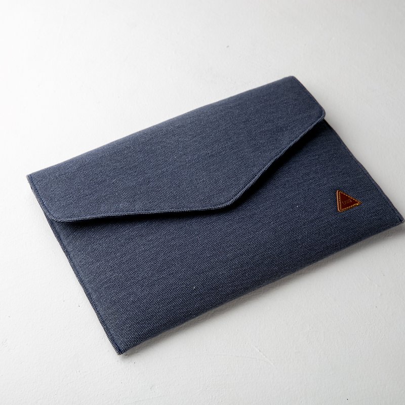 Blue Rustic Envelope Labtop Soft Case - 电脑包 - 棉．麻 蓝色