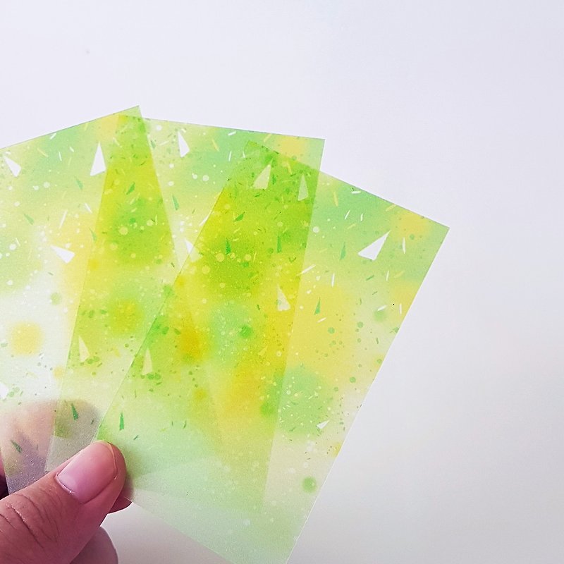 纸胶带分装片－柠夏渐层 - 纸胶带 - 纸 绿色