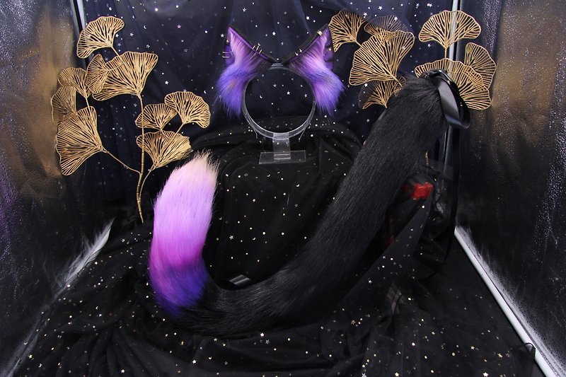银河猫耳套装（紫色） - 其他 - 聚酯纤维 