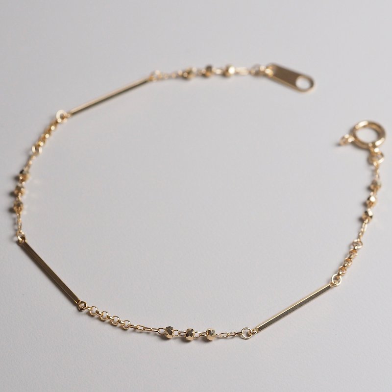 18K金Hikari光手链 Hikari Gold Chain Bracelet - 手链/手环 - 贵金属 
