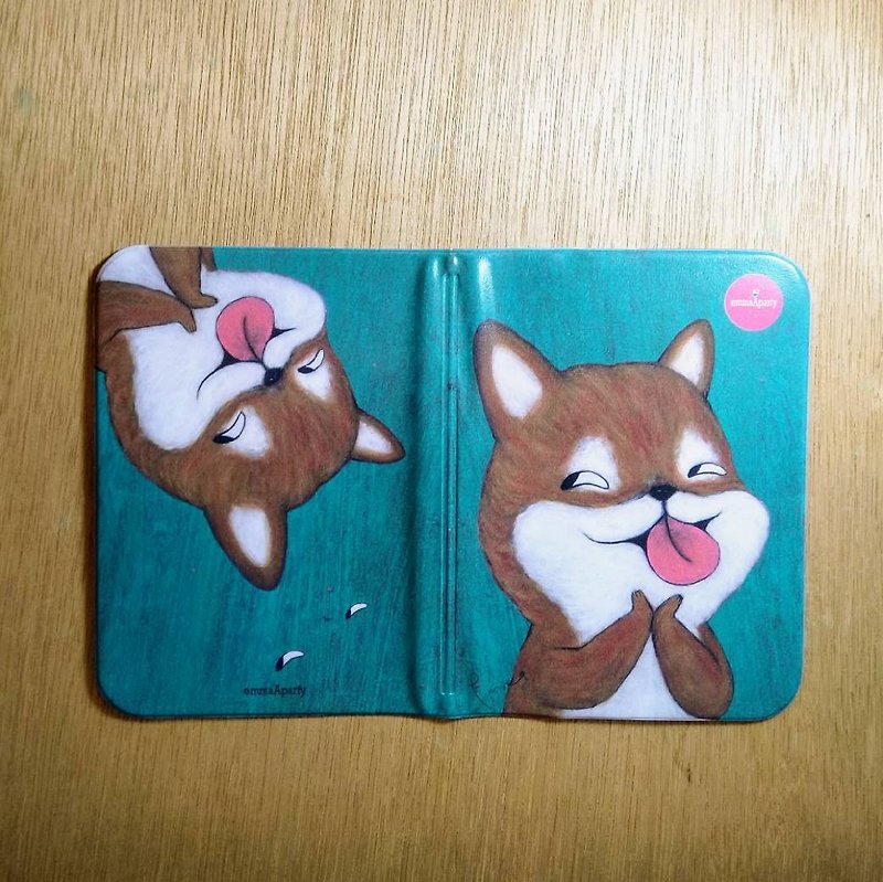 emmaAparty插画护照夹:可爱柴犬 - 护照夹/护照套 - 塑料 