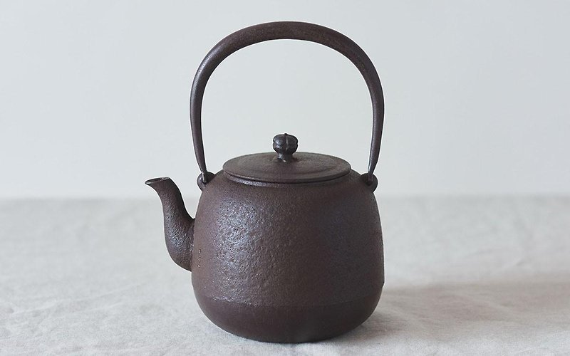 【新作】鉄瓶　なつめ　1.5L - 茶具/茶杯 - 其他金属 黑色