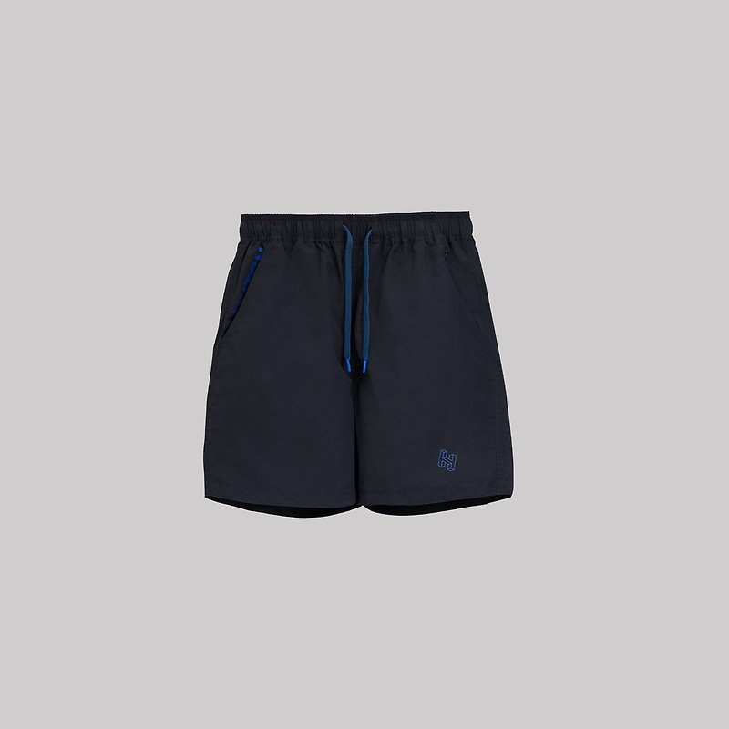Solid System Shorts - HUTCH in your pocket - 男士短裤 - 其他人造纤维 黑色