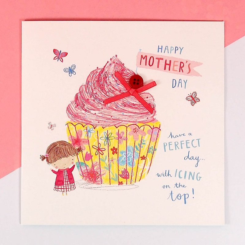 有甜甜的糖衣包覆着我们【Hallmark-卡片 母亲节系列】 - 卡片/明信片 - 纸 粉红色