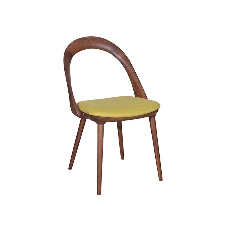 【D3原木家居】Chelsea北美胡桃木餐椅 客厅椅 - 椅子/沙发 - 木头 多色