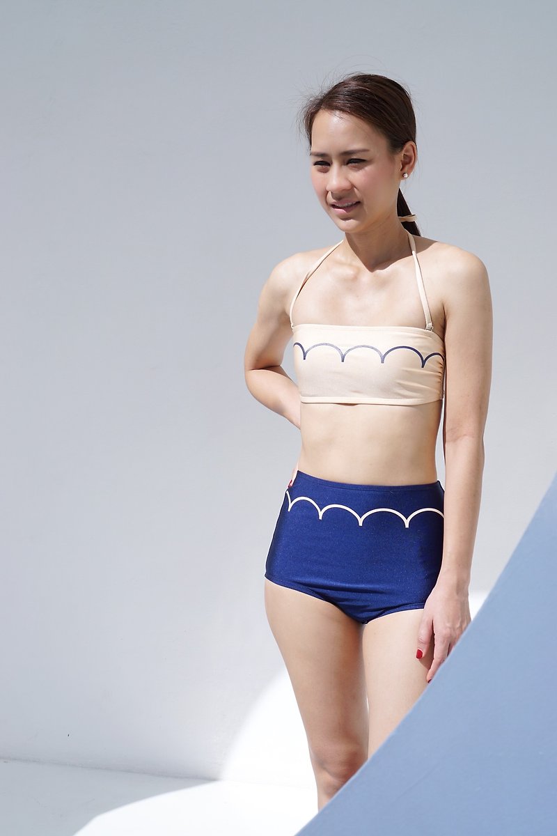 2-Piece Play Date collection in Royal Blue and Eggshell - 女装泳衣/比基尼 - 聚酯纤维 蓝色
