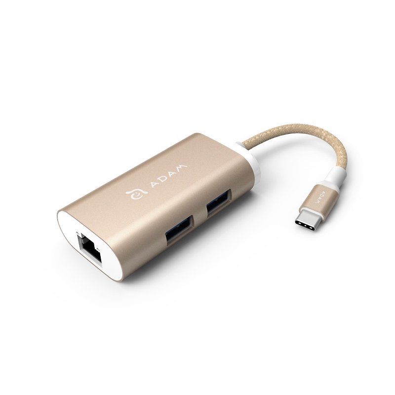 Hub eC301 USB 3.1 USB-C 3 port 多功能网络集线器 金 - 充电宝/传输线 - 其他金属 金色