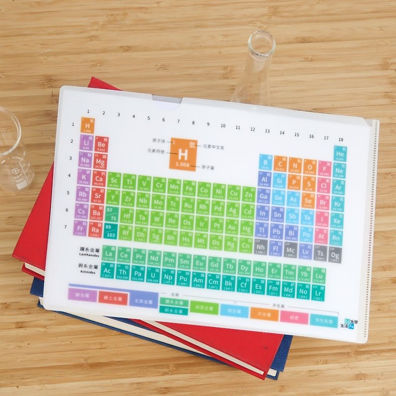 化学元素周期表资料夹-缤纷马卡龙(A4) - 文件夹/资料夹 - 塑料 多色