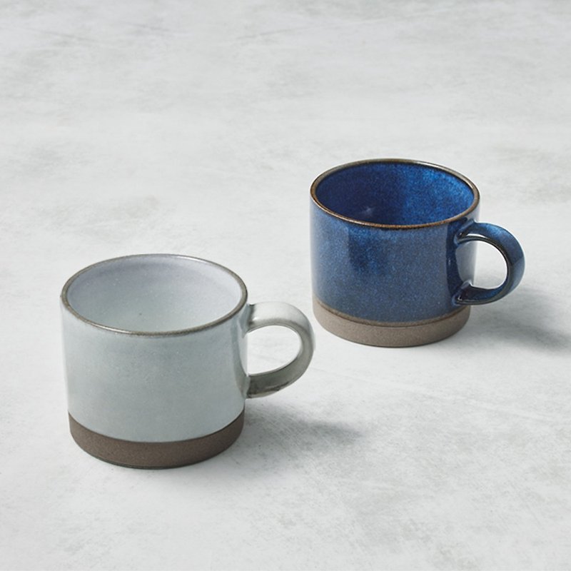 日本美浓烧 - 自然釉彩马克杯 - 对杯组(2件式) - 290ml - 咖啡杯/马克杯 - 陶 多色