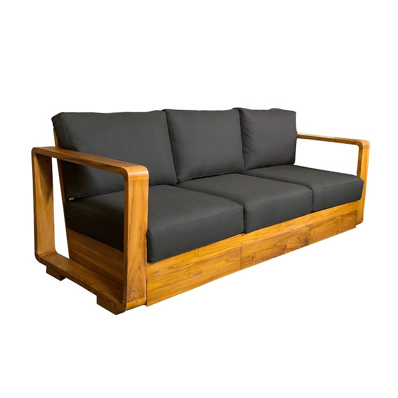 Grand Vista柚木沙发 Grand Vista-Sofa 3S - 其他家具 - 木头 