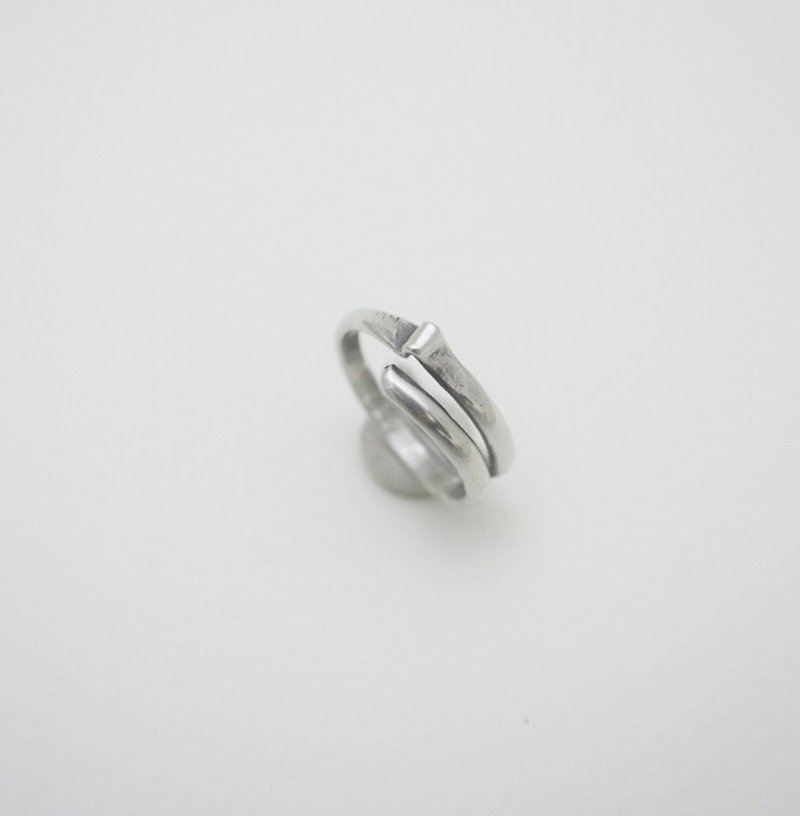 环绕系列-2号·多环纯银戒指 - 戒指 - 其他金属 银色