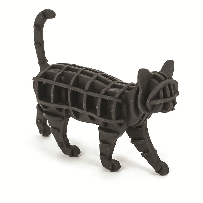 Jigzle® 3D立体拼图系列 | 纸质踱步猫拼图 | 超疗愈 - 木工/竹艺/纸艺 - 纸 