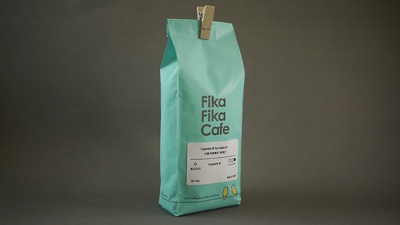 FikaFikaCafe　8oz  日晒 耶家雪啡 吉格莎－阳光浅焙 - 咖啡 - 新鲜食材 卡其色