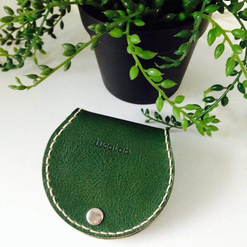 马蹄型零钱包 典藏绿 - 零钱包 - 真皮 绿色
