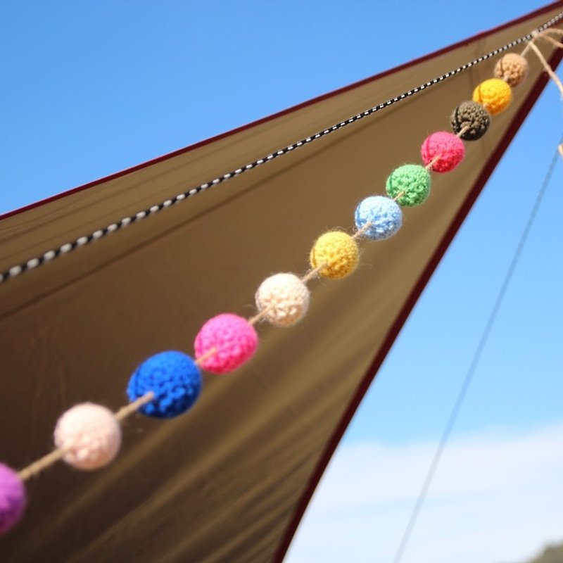 露营鲜艳彩色球 墙面布置 儿童房布置 派对布置单色彩球 - 摆饰 - 聚酯纤维 多色