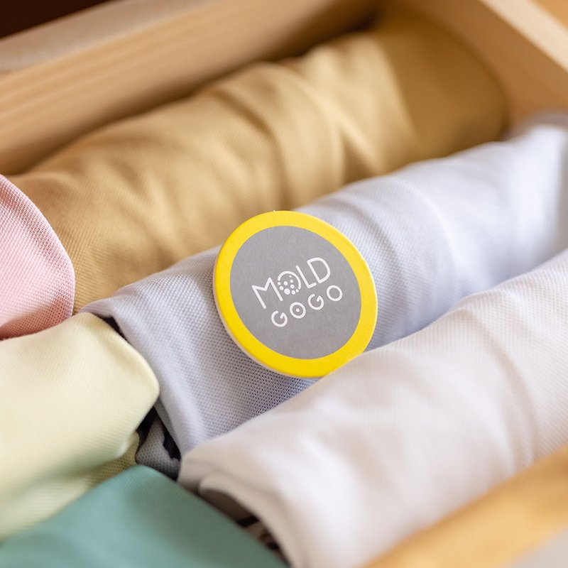 【啧啧热卖】MoldGoGo防霉圆卡 - 衣物清洁 - 纸 黄色