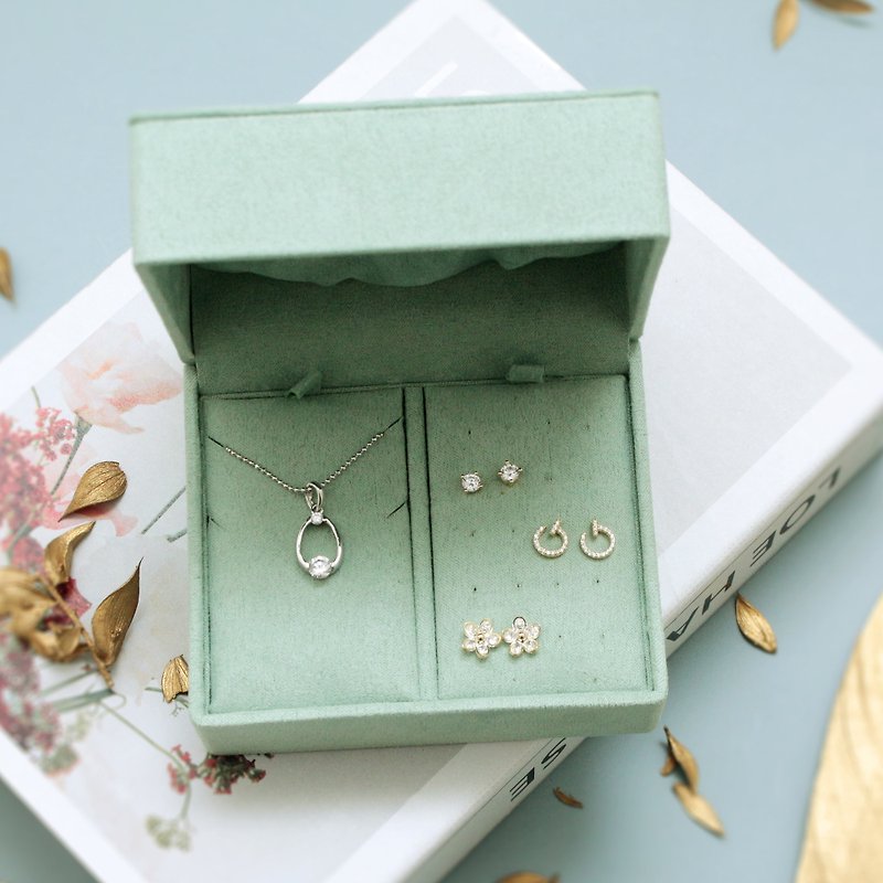 Tresor 珠宝盒/饰品收纳盒/珠宝收藏盒/情人节礼物 - 收纳用品 - 其他材质 绿色