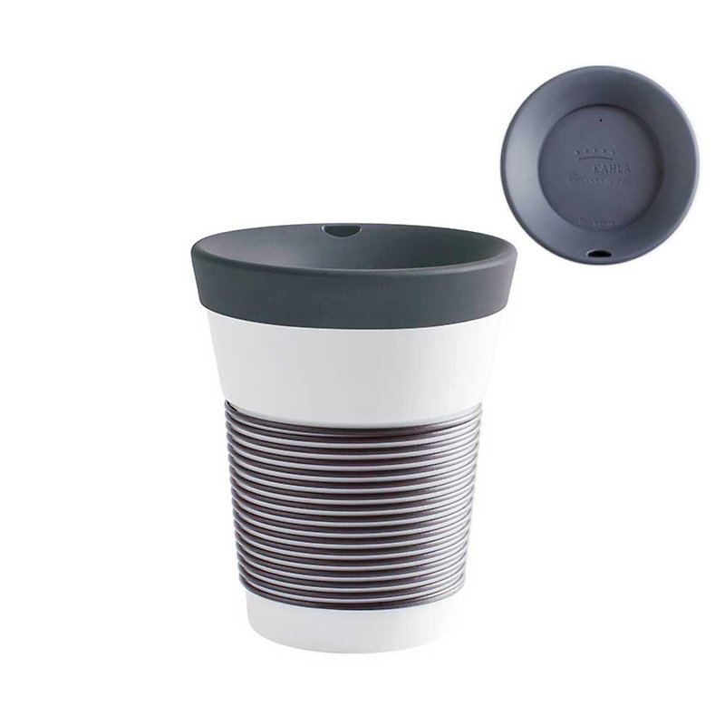 摩登系列-350ml含盖随行杯-深邃黑-原厂盒装 - 咖啡杯/马克杯 - 瓷 黑色