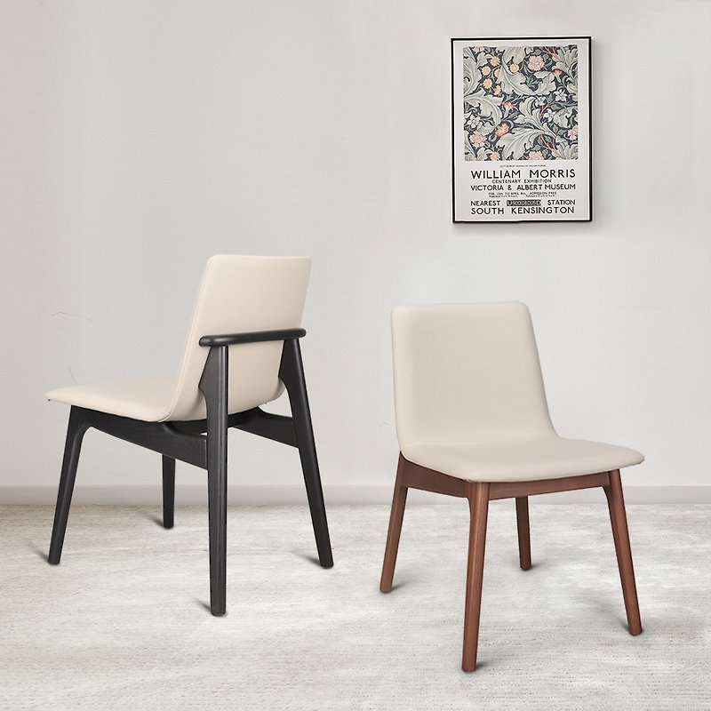 【D3原木家居】Morris北美梣木餐椅 实木椅 - 椅子/沙发 - 木头 