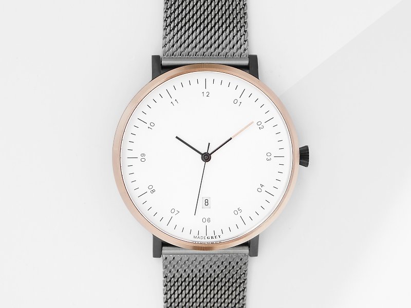三色 MG001 手表 | 定制刻字 - 女表 - 不锈钢 黑色