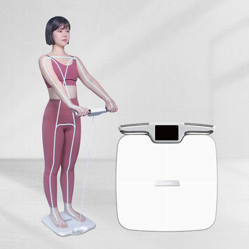 【健身必备】八电极体脂计(磅) (专业款) | 台湾3ZeBra 3Body Pro - 运动/健身用品 - 玻璃 