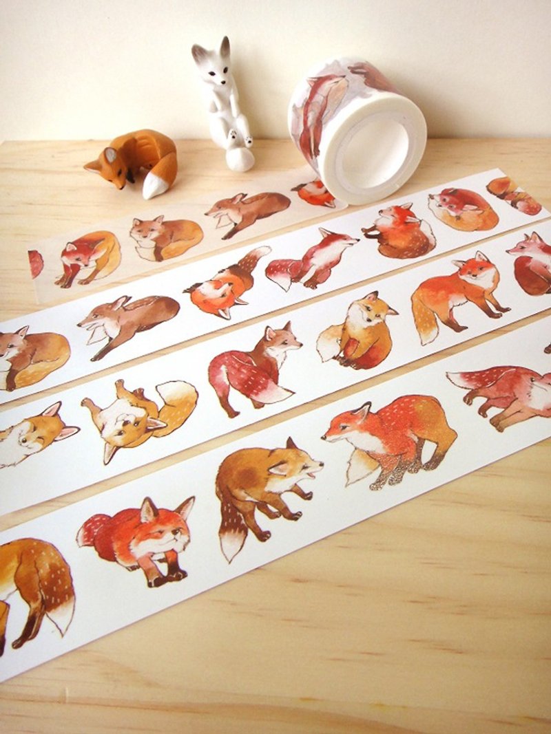 狐狸纸胶带 - 纸胶带 - 纸 多色