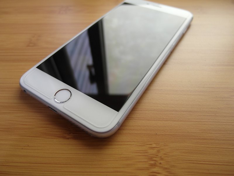 9H钢化玻璃保护贴 非满版 For iPhone6S - 手机壳/手机套 - 玻璃 白色