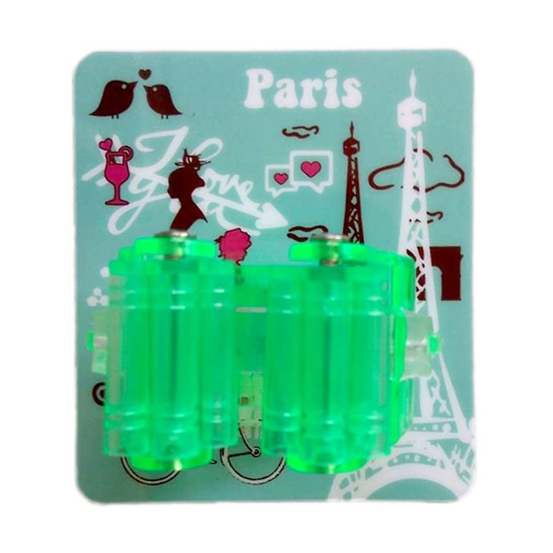 【BEAR BOY】魔力无痕拖把夹-巴黎铁塔(绿色) - 收纳用品 - 塑料 