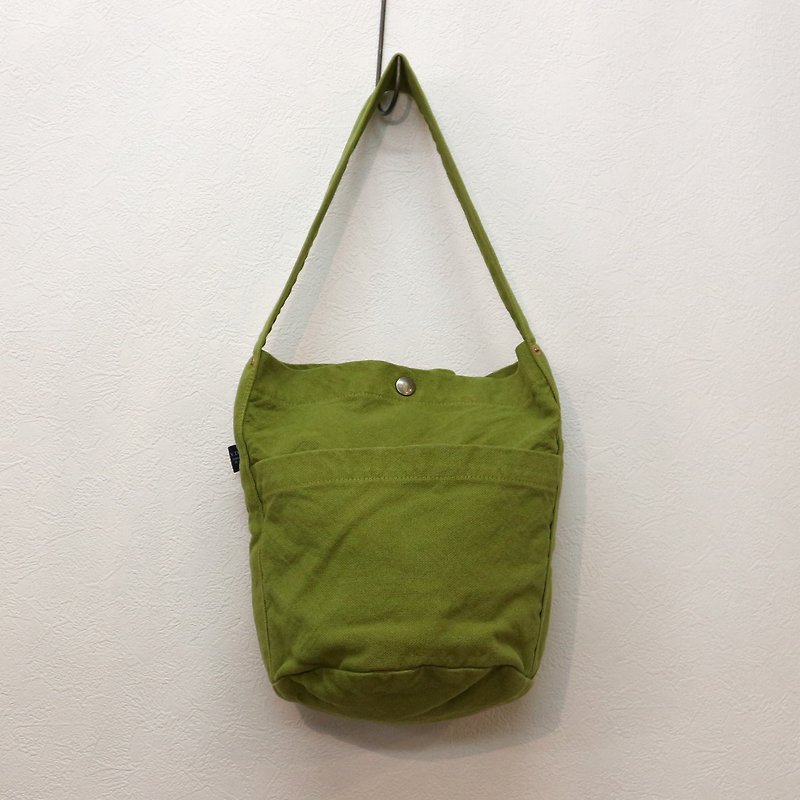 NEWバケットバッグ【若草】(VC-33) - 手提包/手提袋 - 棉．麻 绿色