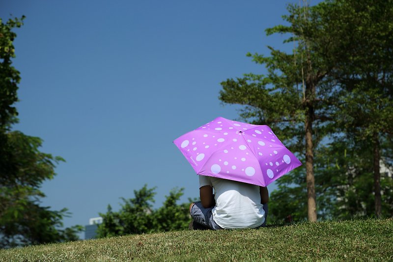 Rainbow House 彩虹晴雨折伞(旧款-仅剩紫色) - 雨伞/雨衣 - 防水材质 多色