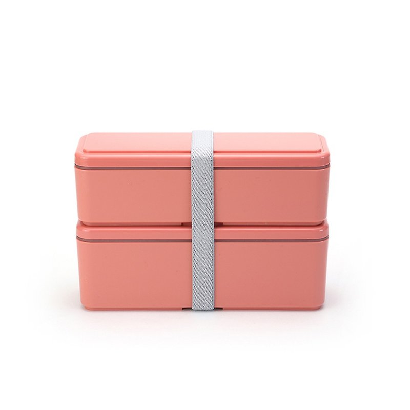 三好制作所 GEL-COOL淑女系列双层保冷便当盒M马卡龙粉 - 便当盒/饭盒 - 塑料 粉红色