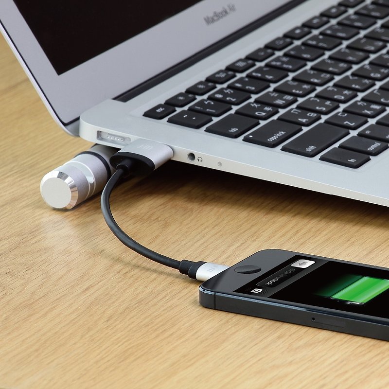 AluCable Mini Lightning USB 铝质迷你连接线 10cm_福利品 - 充电宝/传输线 - 塑料 
