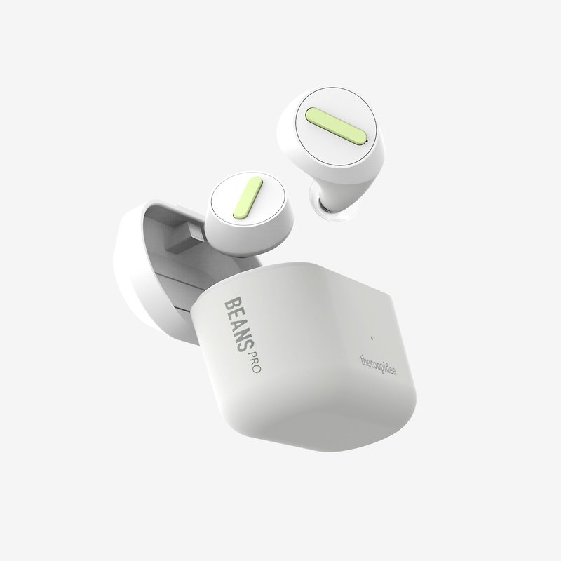 【贈送無線充電板】BEANS Pro Active 真無線藍牙耳機 | 白色 - 耳机 - 其他材质 白色