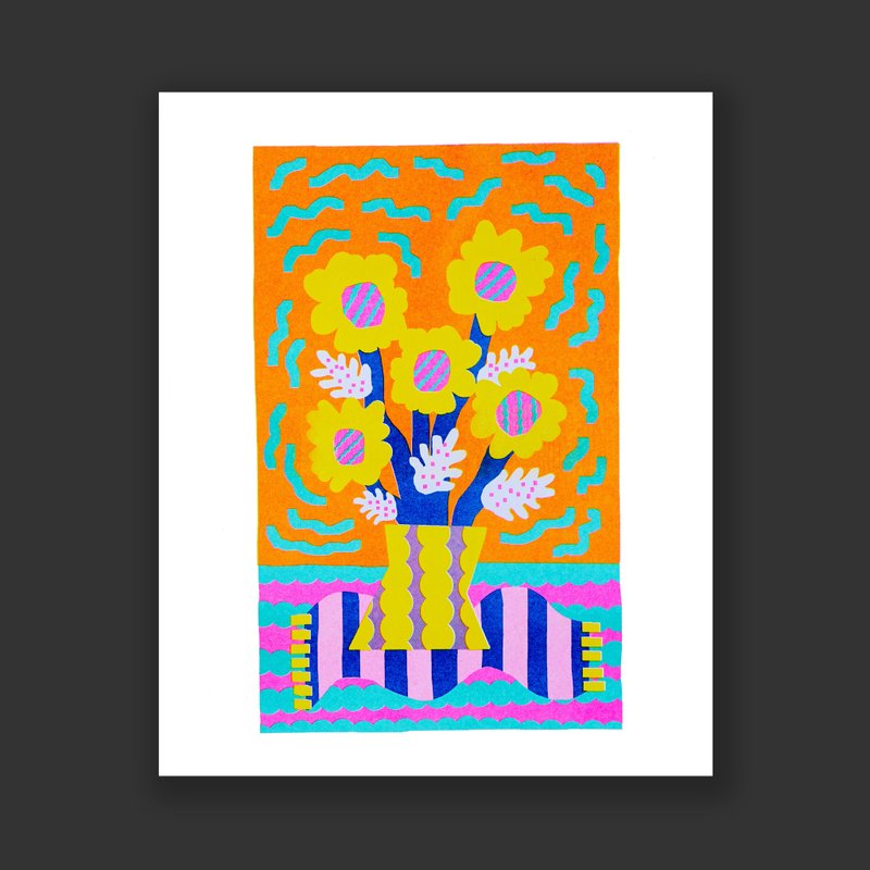 Inkchacha 花卉艺术画 植物版画 复古印刷 - 海报/装饰画/版画 - 纸 多色
