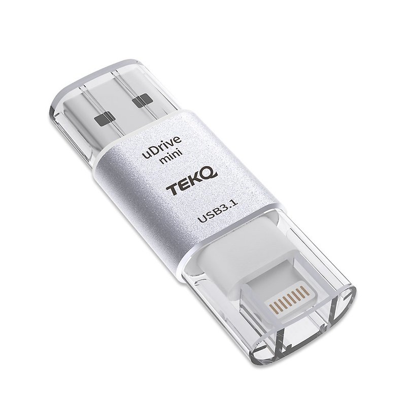 TEKQ iPhone uDrive mini lightning USB3.1 32G随身碟 (6色任选) - U盘 - 其他金属 银色