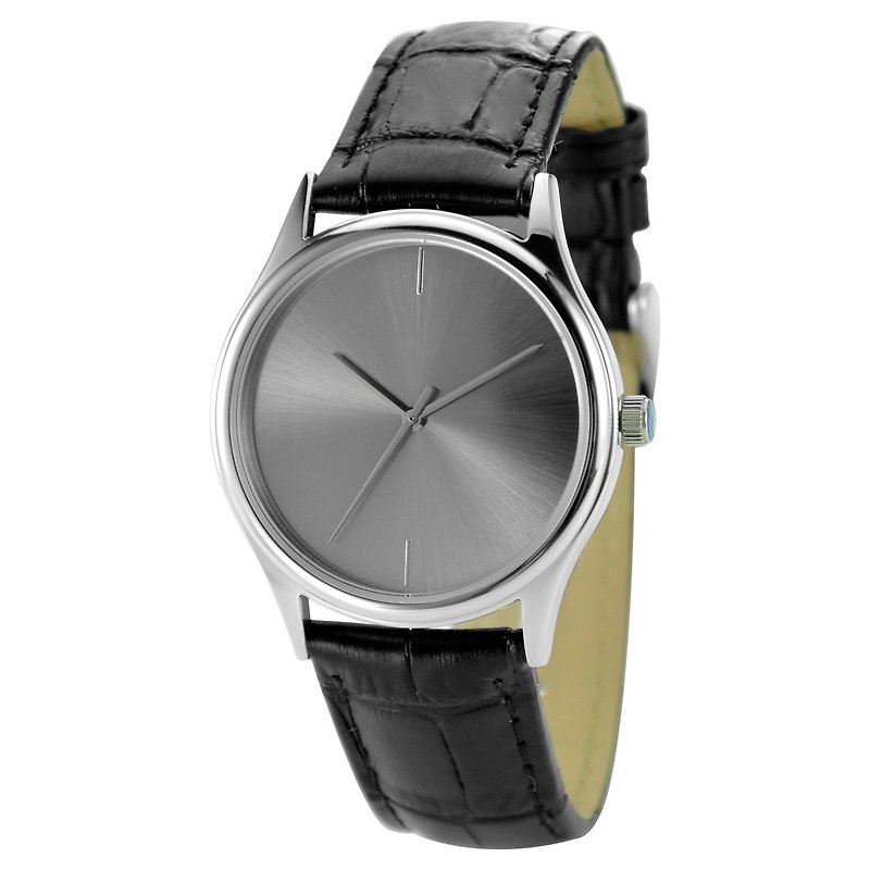 极简太阳纹表面手表 中性设计 全球包邮 - 男表/中性表 - 不锈钢 灰色