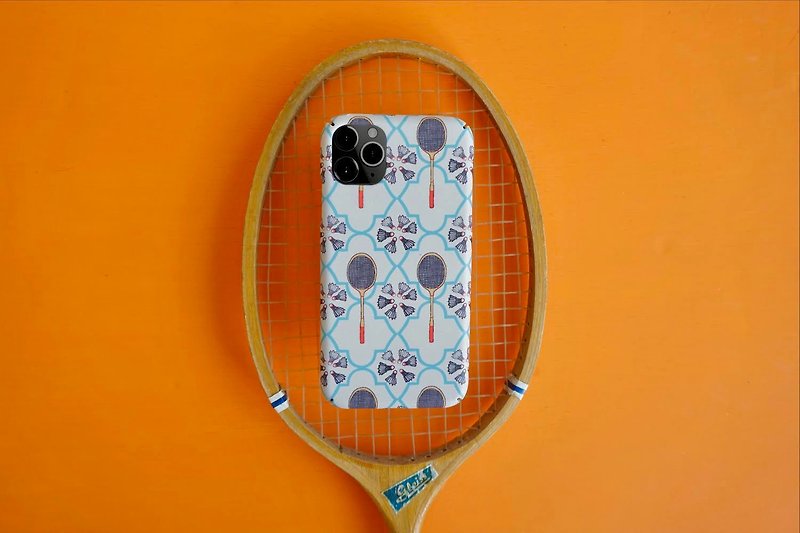 原创图案羽毛球康乐电话壳 - 手机壳/手机套 - 塑料 