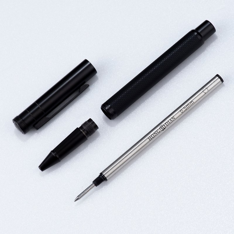 【钢珠笔芯】弘典 钢珠笔 笔芯 替换芯 0.5mm - 钢笔 - 颜料 黑色