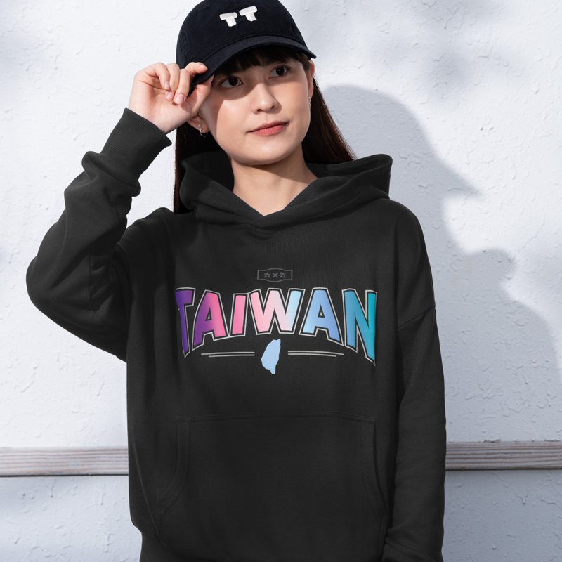 【Team Taiwan】台湾应援帽T。国民搭机服。两款热血原创。台湾制 - 中性连帽卫衣/T 恤 - 棉．麻 