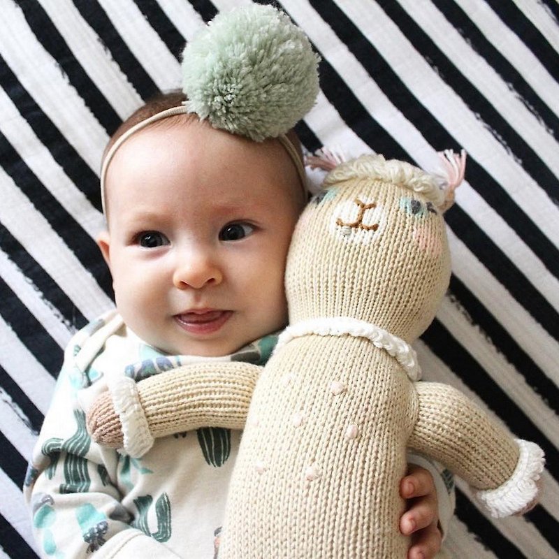 美国Blabla Kids 纯棉针织娃娃(小只)   小羊驼 1-04-044 - 玩具/玩偶 - 棉．麻 卡其色