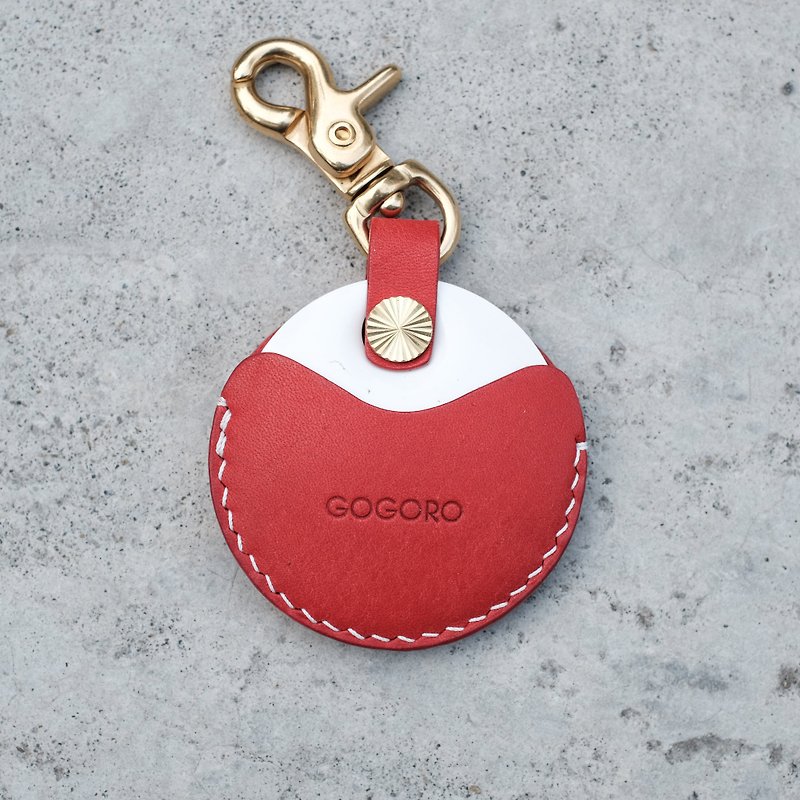 gogoro/gogoro2 钥匙专用皮套 Key holder / Pueblo磨砂系列 红色 - 钥匙链/钥匙包 - 真皮 红色