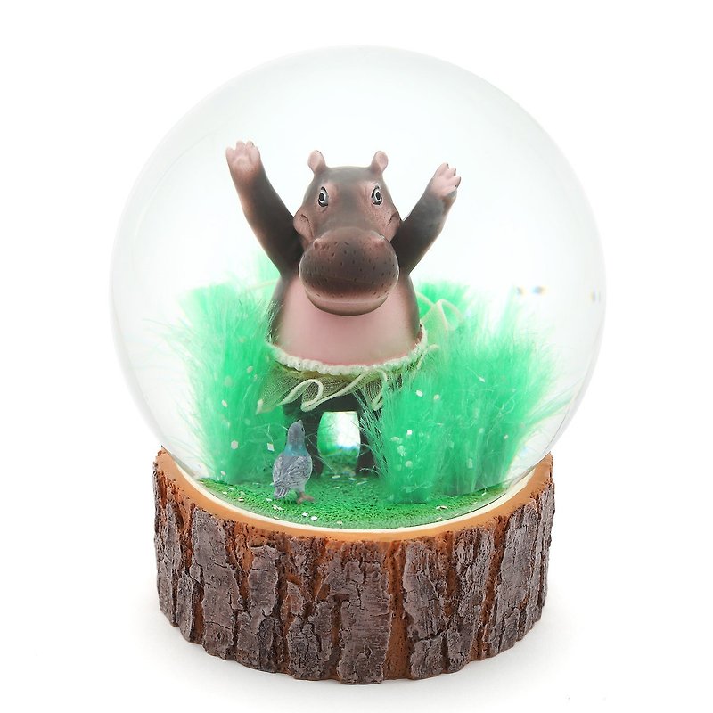 河马乐乐梦舞台 水晶球摆饰 台湾设计展 限定款 - 摆饰 - 玻璃 