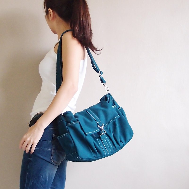 Sling Bag, Shoulder Bag, Crossbody Bag, Top Handle Bag, Hobo Bag - Mini Classic - 侧背包/斜挎包 - 其他材质 绿色