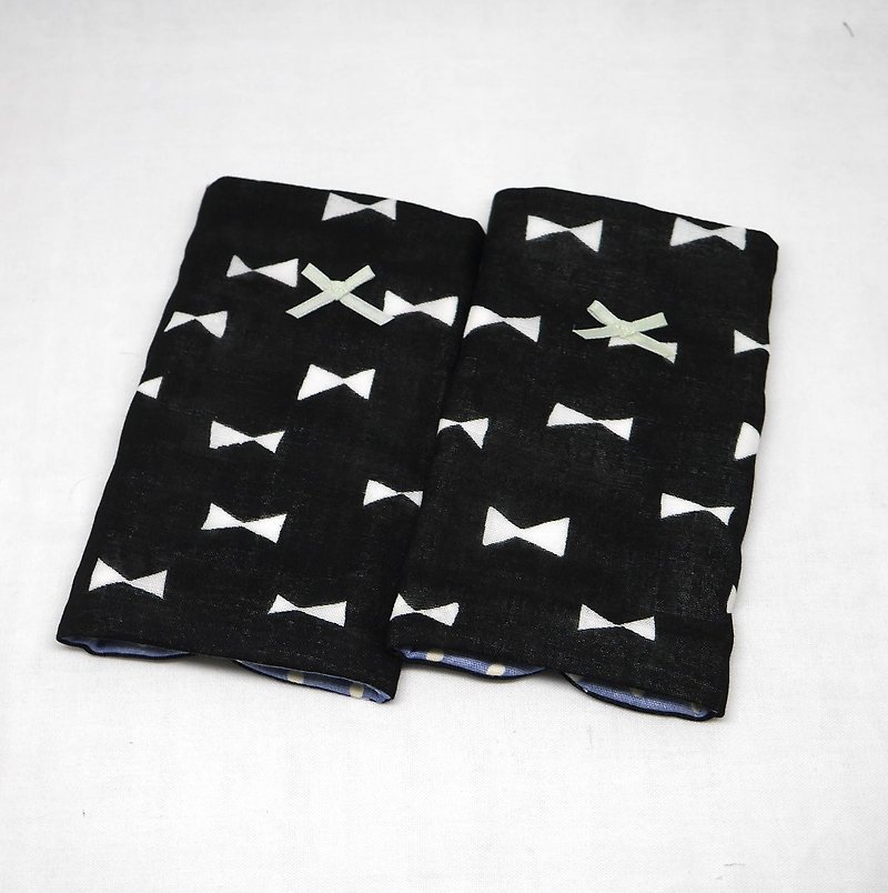 Japanese Handmade 8-layer-gauze droop sucking pads - 婴儿饰品 - 棉．麻 黑色