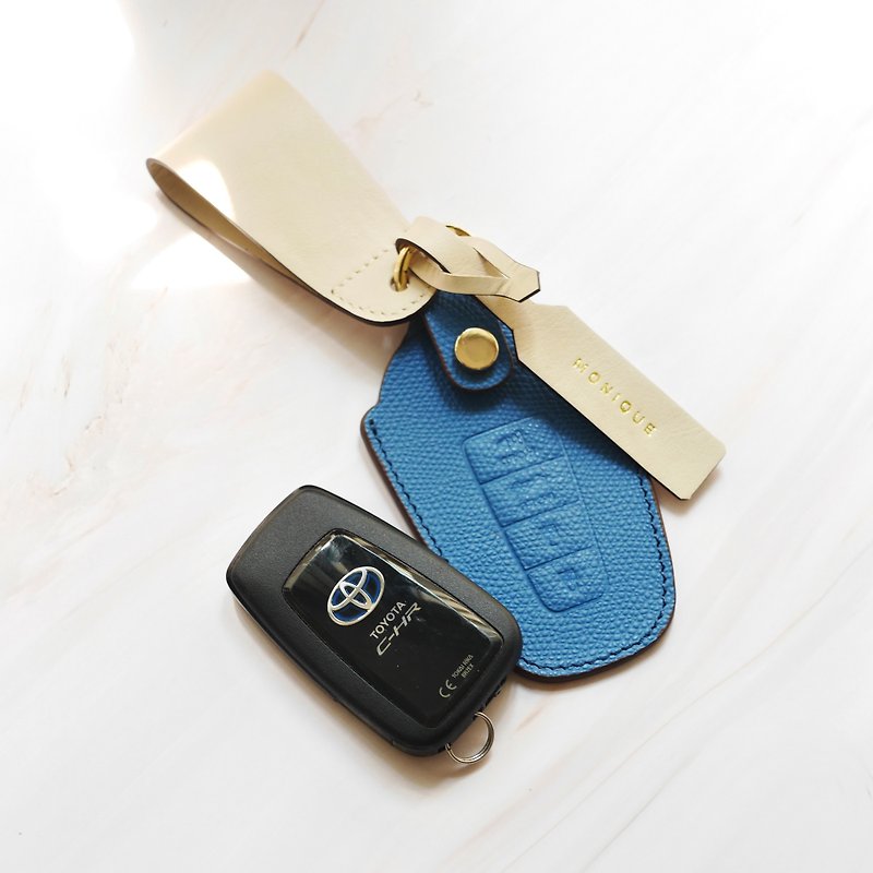 车钥匙皮套 Car Key Case - Toyota - 钥匙链/钥匙包 - 真皮 咖啡色