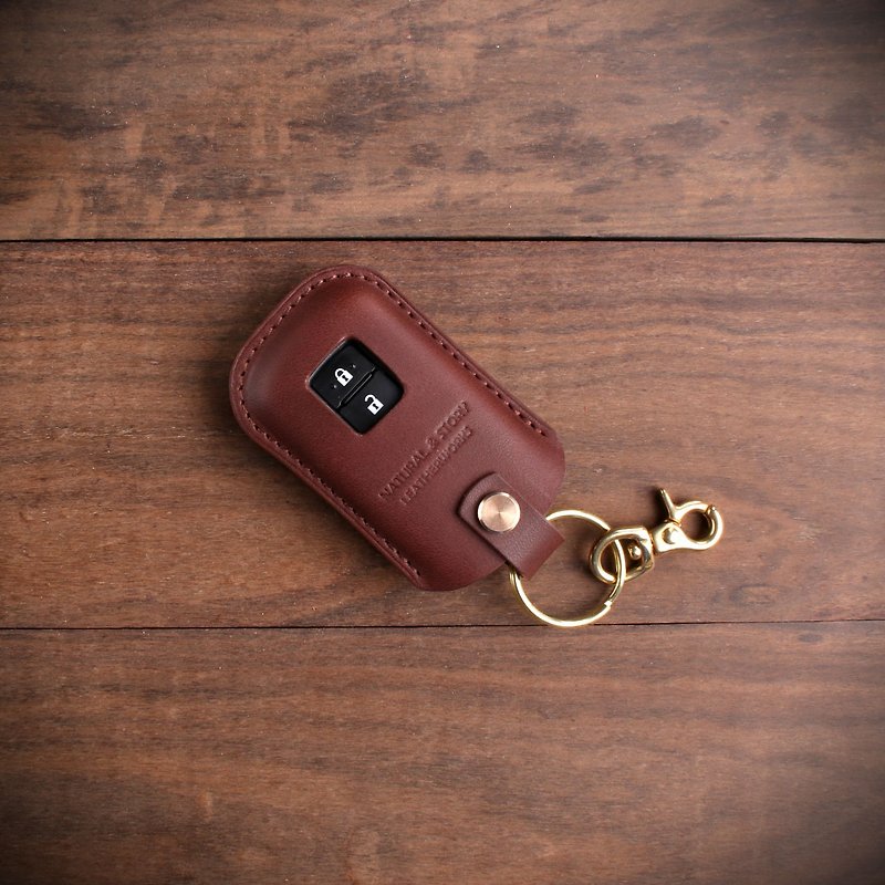 【NS手工皮件】汽车钥匙皮套 TOYOTA RAV4 ( 2个按键, 2代钥匙) - 钥匙链/钥匙包 - 真皮 