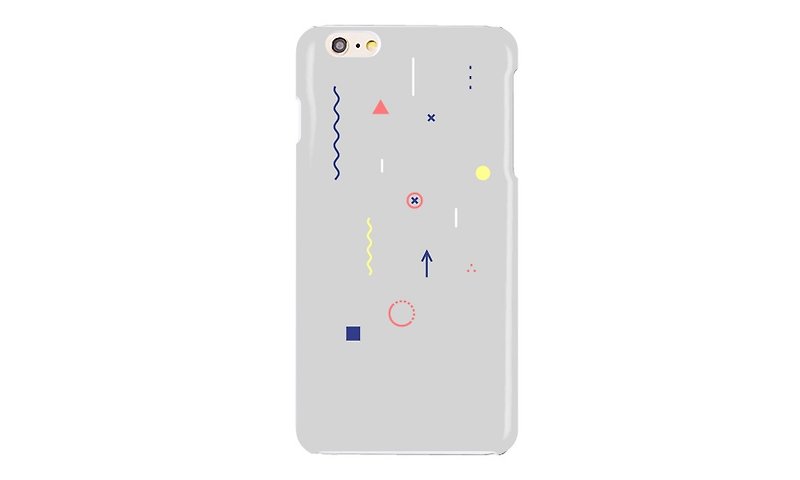 人人商行-【点线面(灰)】-3D满版硬壳-RB04 - 手机壳/手机套 - 塑料 多色