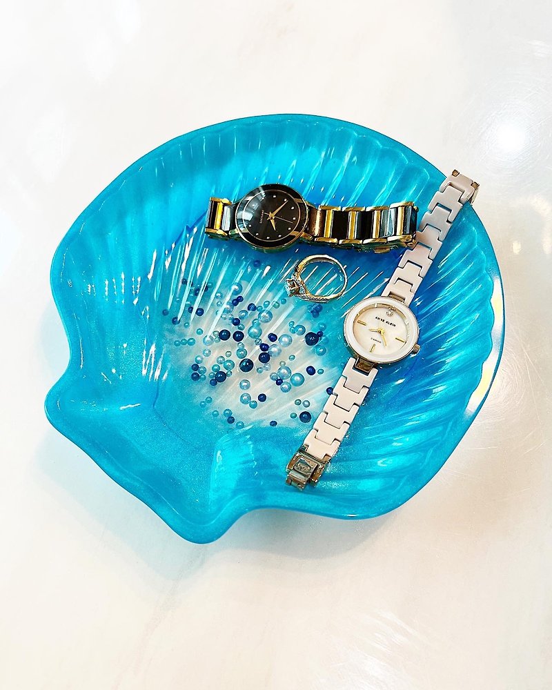 The Mermaid Deep Blue Sea Tray - 摆饰 - 树脂 