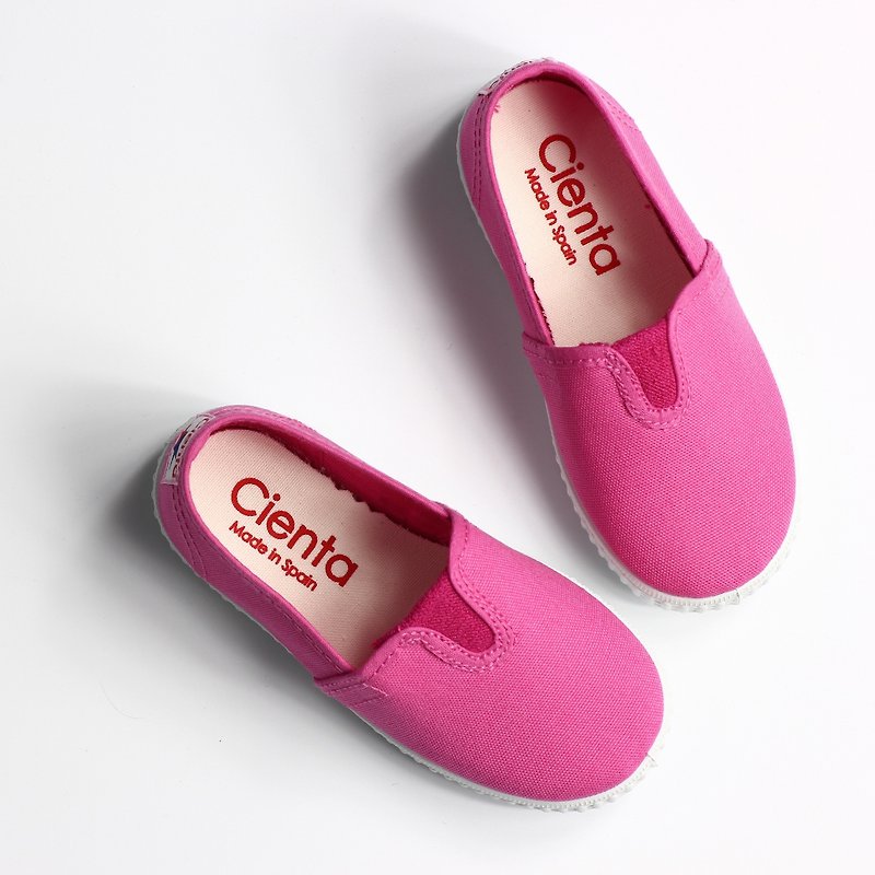 西班牙国民帆布鞋 CIENTA 54000 12桃红色 幼童、小童尺寸 - 童装鞋 - 棉．麻 红色