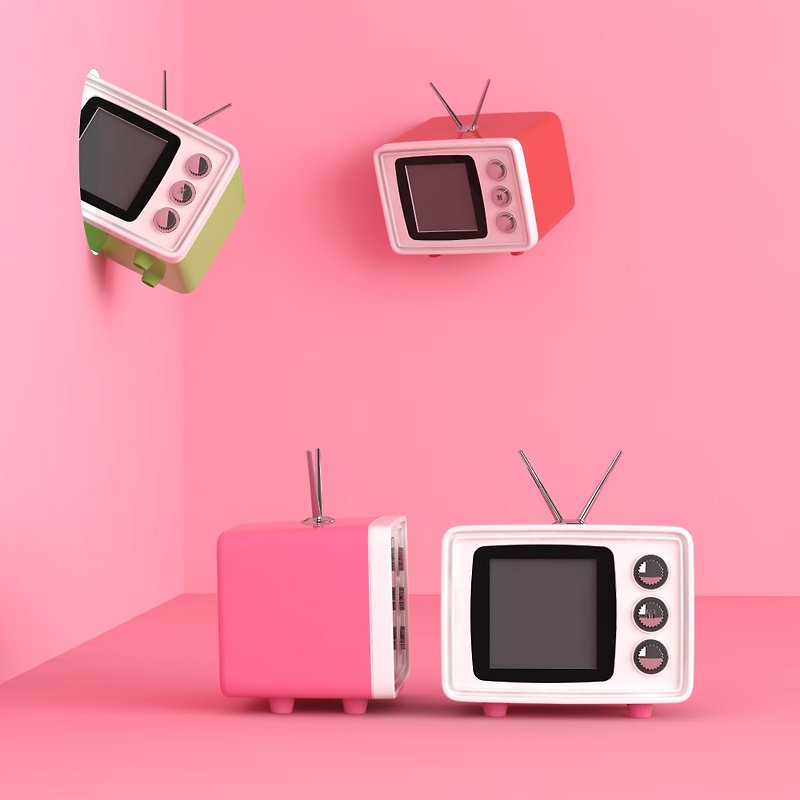snapTV小电视数位相框 - 相簿/相册 - 塑料 粉红色